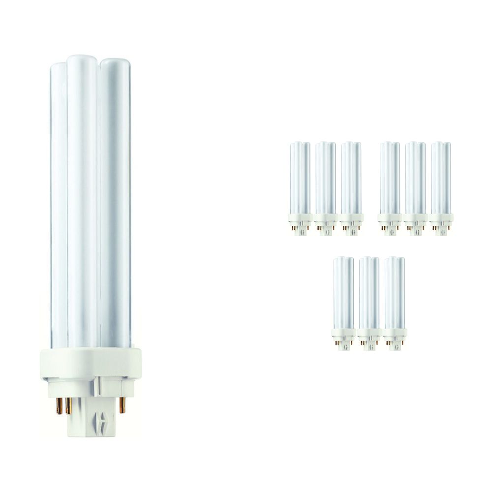 Mehrfachpackung 10x Philips PL-C 18W 827 4P (MASTER) | Extra Warmweiß - 4-Pins Mehrfachpackung 10x Philips PL-C 18W 827 4P (MASTER) | Extra Warmweiß - 4-Pins